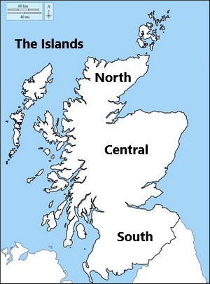 Map of Scotland