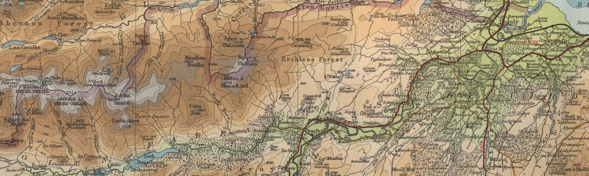 River Beauly map