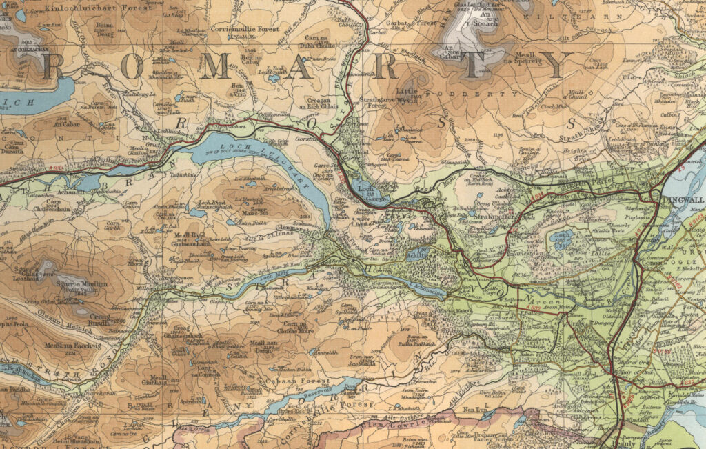 River Conon Salmon Fishing Map