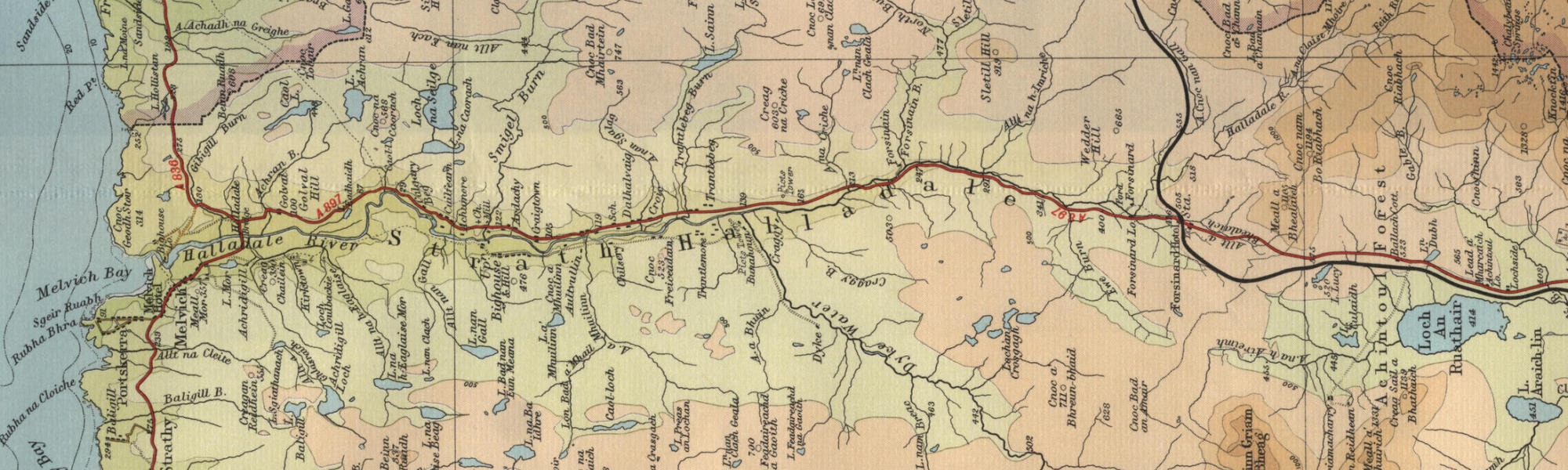 Strath Halladale Map