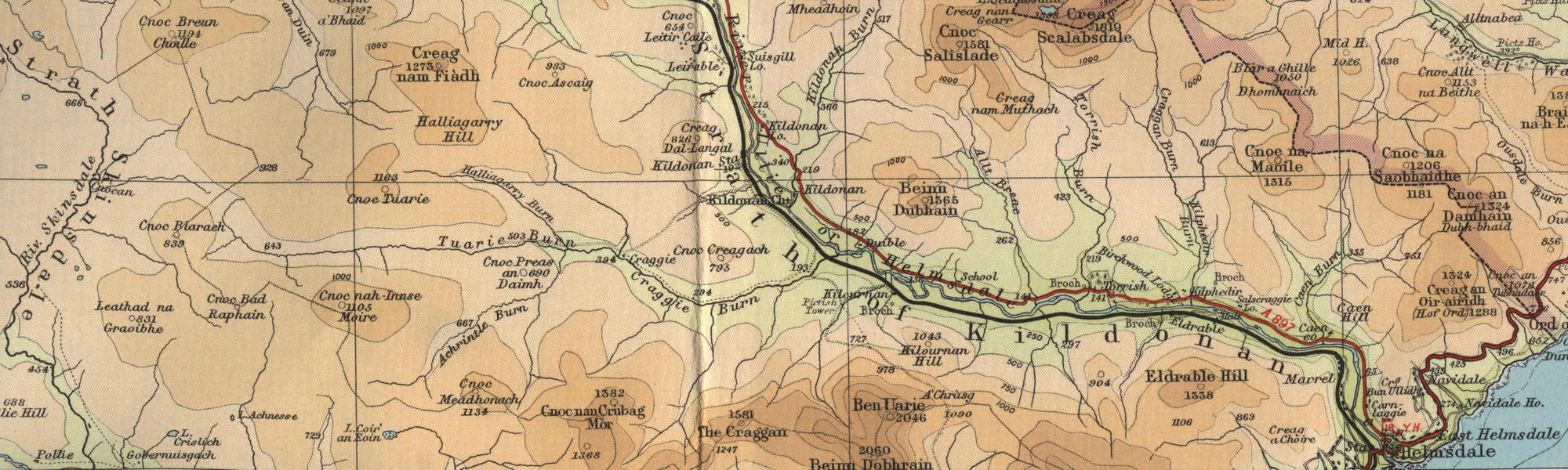 River Helmsdale Map