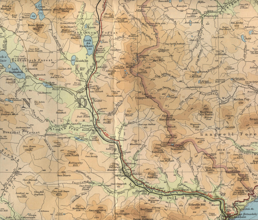 River Helmsdale Salmon Fishing Map