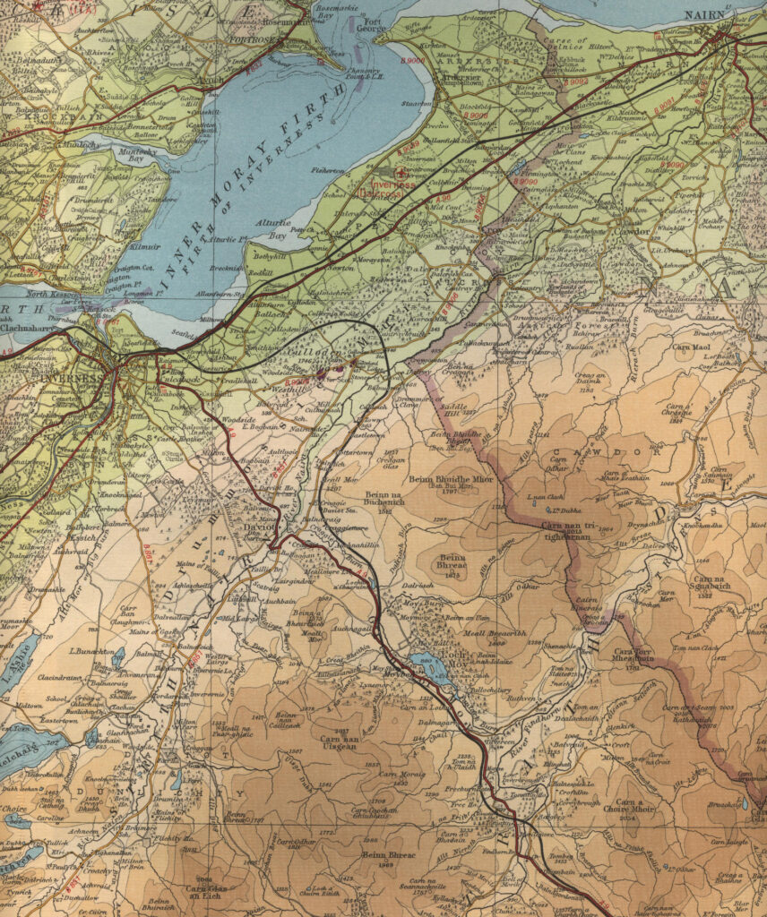 River Nairn Salmon Fishing Map