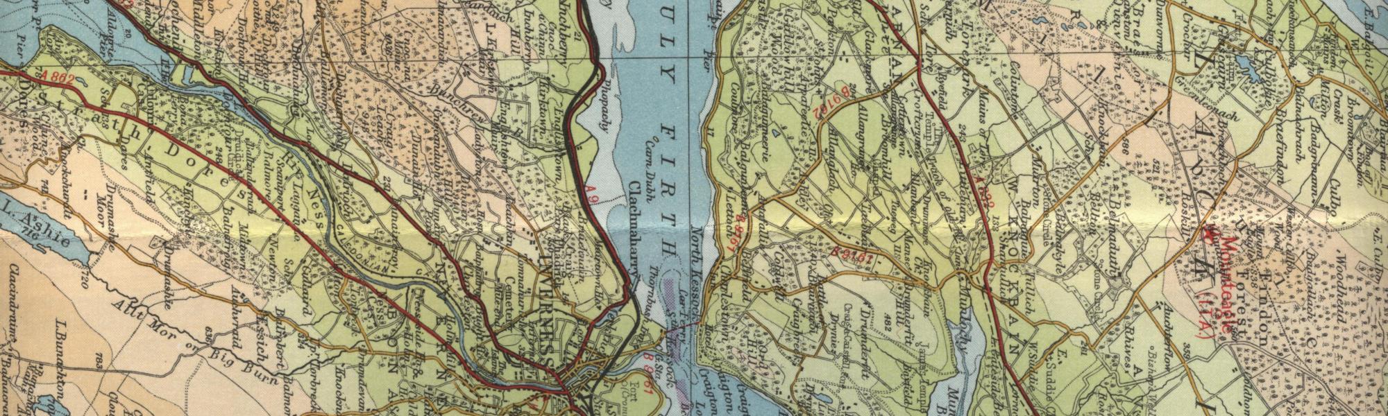 River Ness Map