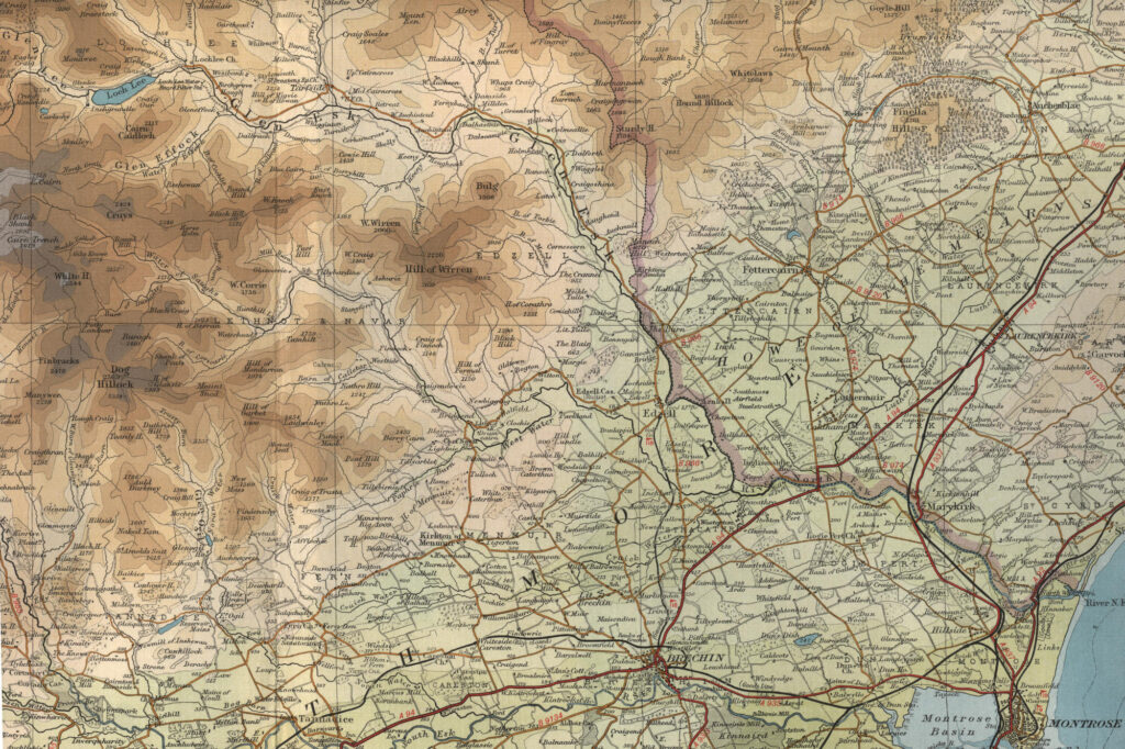 North Esk Salmon Fishing Map