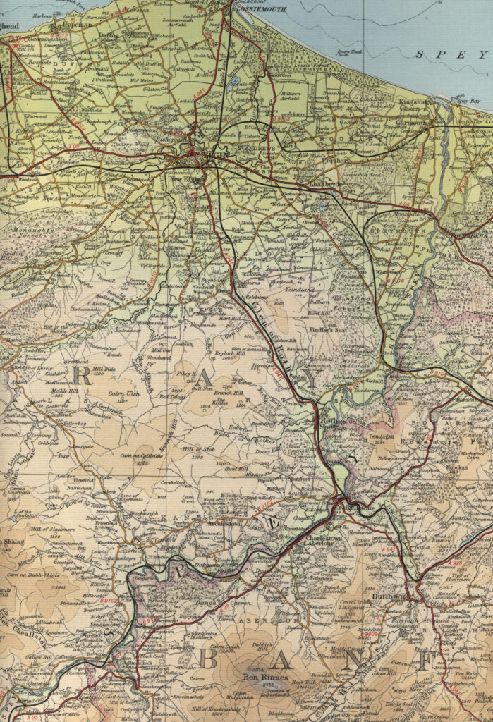 Lower River Spey Map