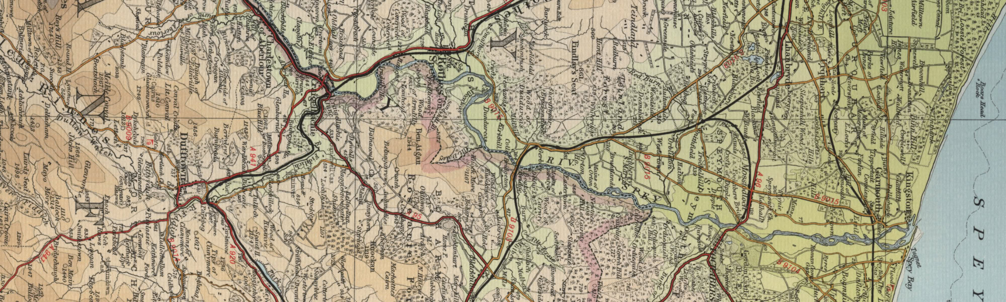 River Spey Salmon Fishing Map