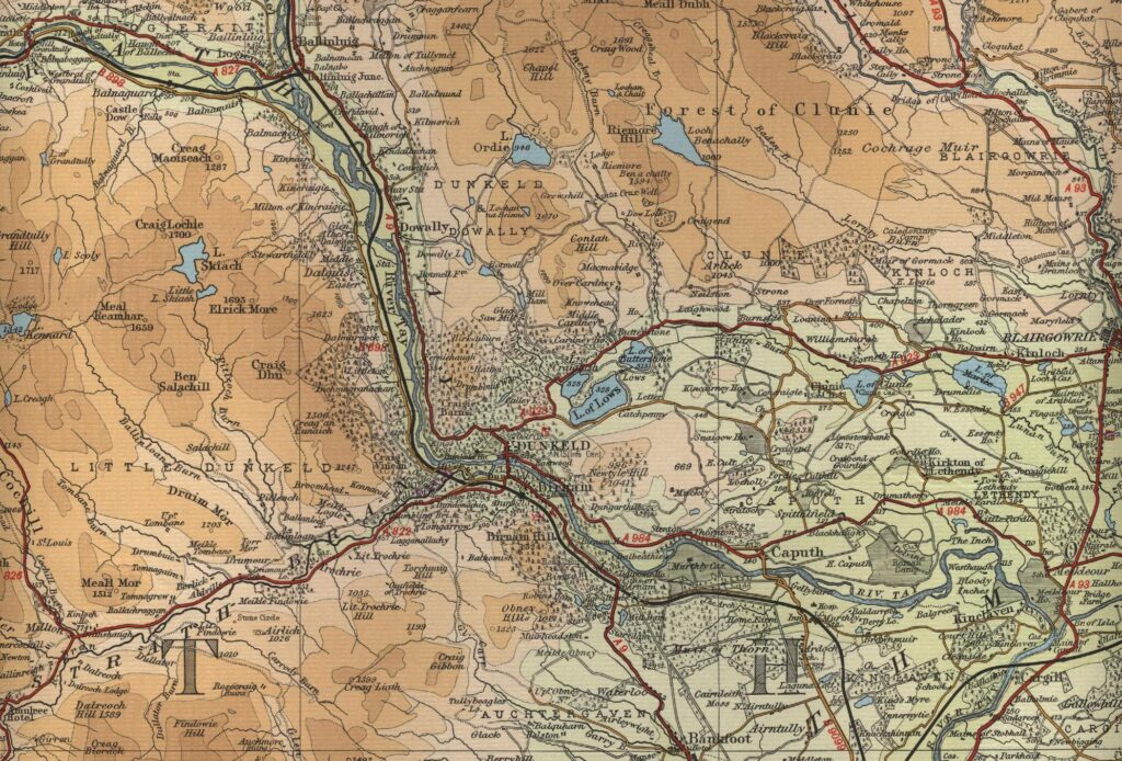 Middle River Tay Map River Tay Salmon Fishing