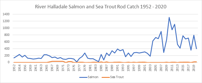 River Halladale Salmon Catches