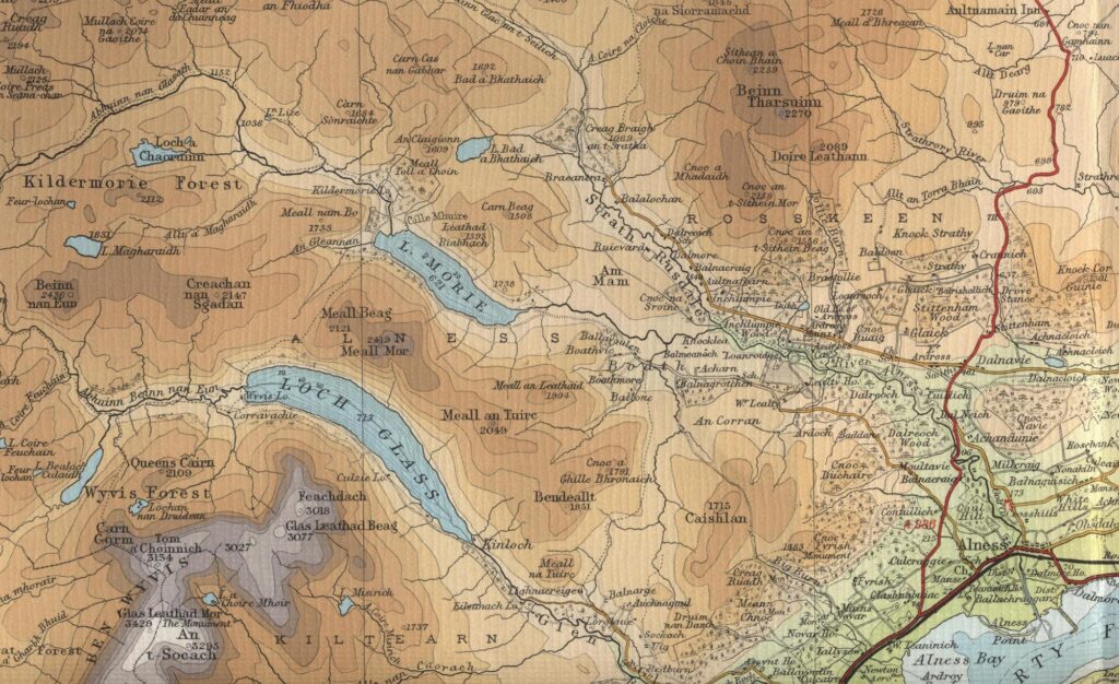 River Alness Map